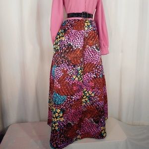 1960's Bright Housecoat (dress) with Great Print